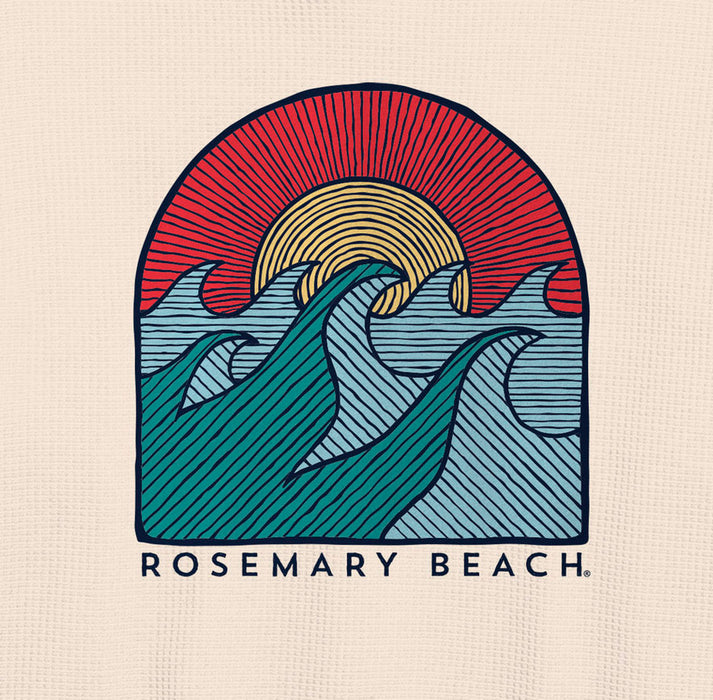 Rosemary Beach® Adult Waffle Oversized Hoodie