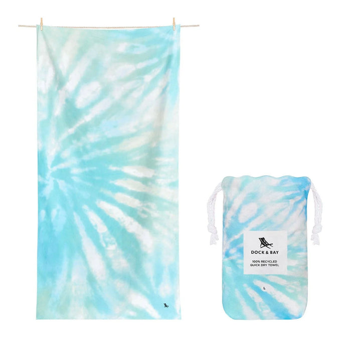 Quick Dry Towel-Swirled Seas : 78"x35"