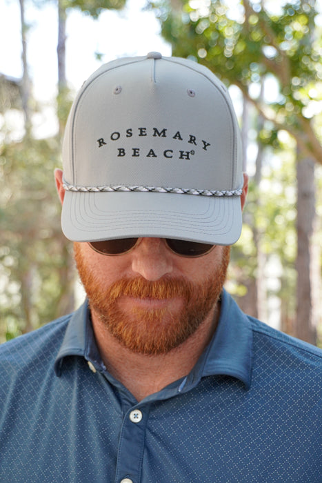 Grey Rosemary Beach® Aerosphere Snap Back Hat Front View