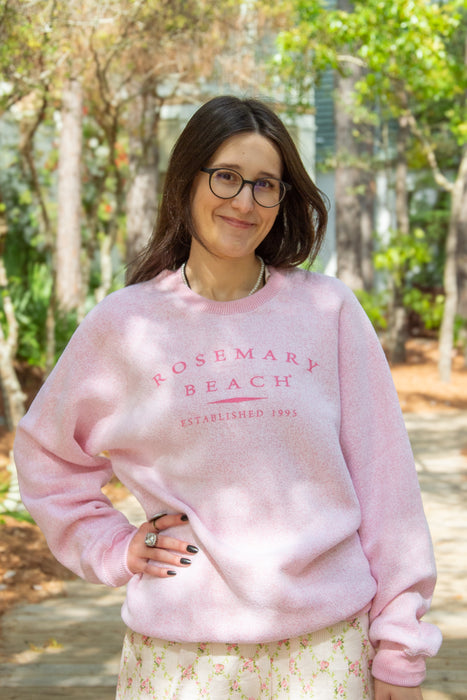 Pink Rosemary Beach® Bennett Raglan Crew