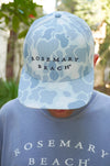 Rosemary Beach Camo Hat Blue Duck Front View