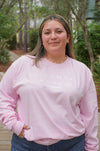 Model Wearing Blossom Rosemary Beach® Longsleeve Tee
