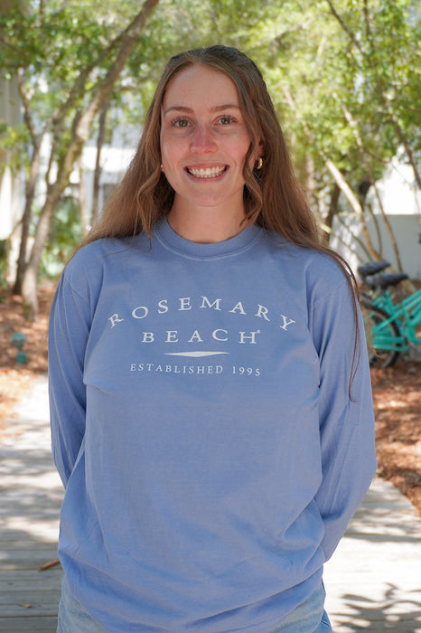 Washed Denim Longsleeve Rosemary Beach® Tee