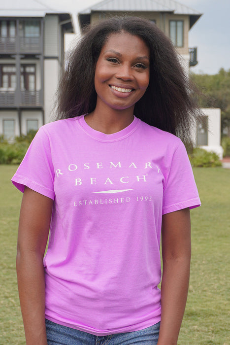 Neon Violet Shortsleeve Rosemary Beach® Tee