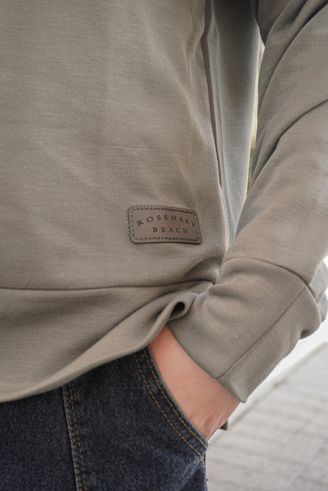 Safari Green Ladies Rosemary Beach® Cora 1/4 Zip