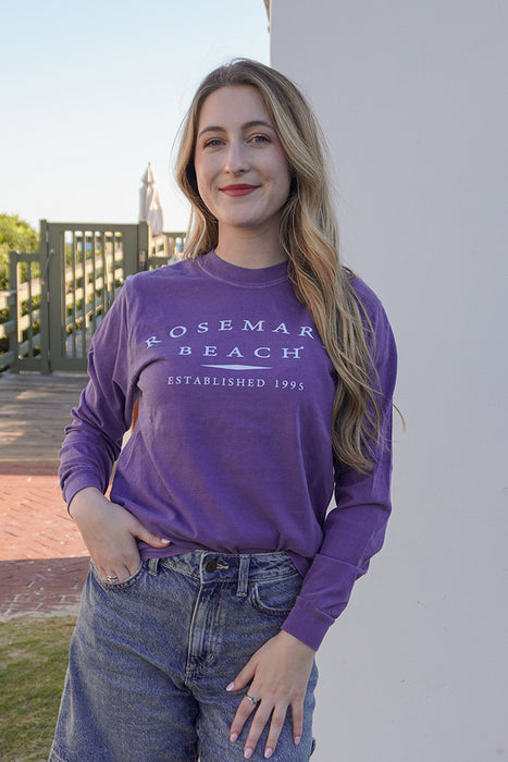 Grape Longsleeve Rosemary Beach® Tee
