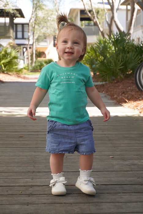 Seafoam Shortsleeve Baby Rosemary Beach® Tee