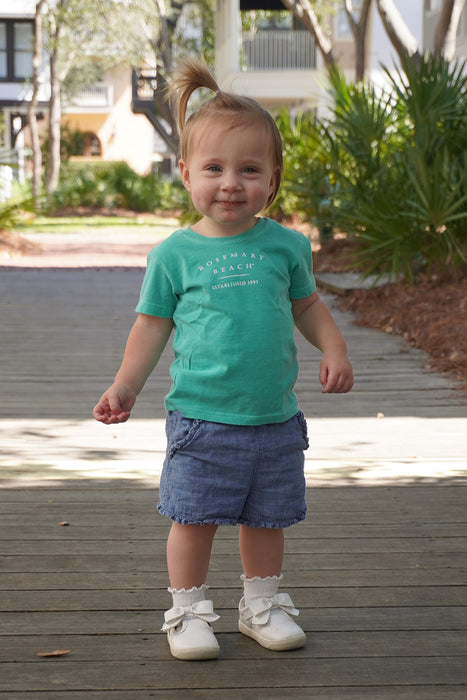 Seafoam Shortsleeve Baby Rosemary Beach® Tee
