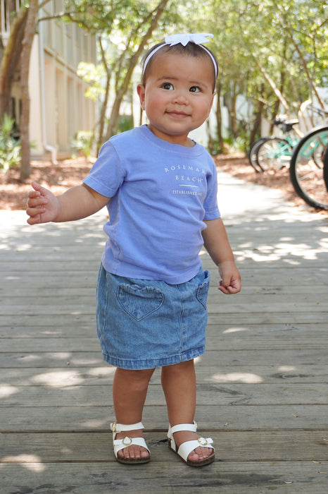 Periwinkle Shortsleeve Baby Rosemary Beach® Tee