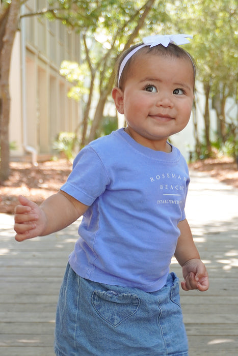 Periwinkle Shortsleeve Baby Rosemary Beach® Tee