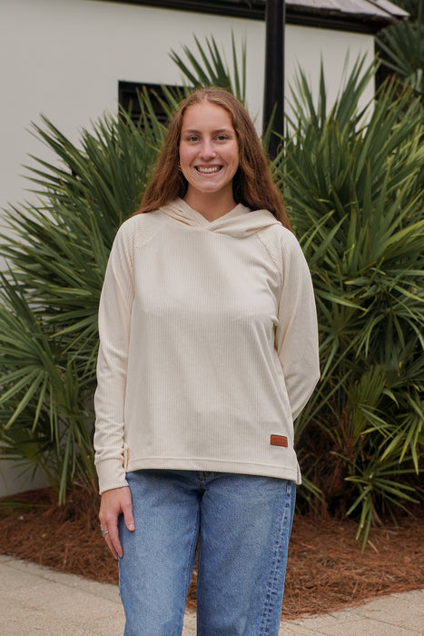 Rosemary Beach® Jema Corded Raglan Hoodie