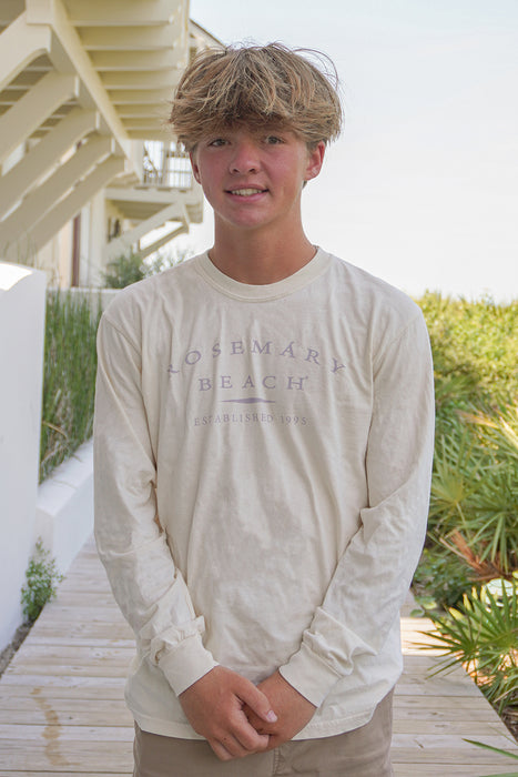 Ivory Longsleeve Rosemary Beach® Tee