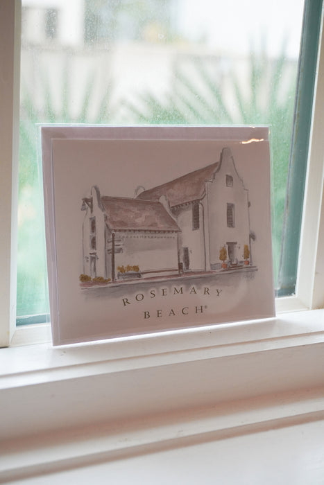 Town Hall Rosemary Beach® Note Card w/Envelope