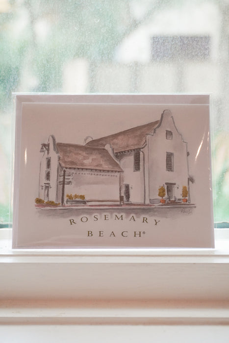 Town Hall Rosemary Beach® Note Card w/Envelope