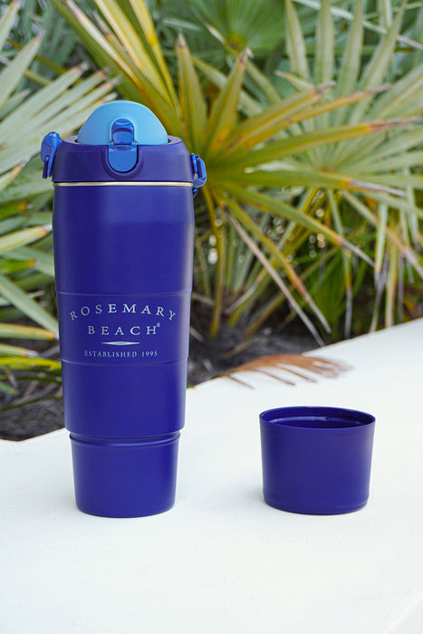 Deep Navy Rosemary Beach® Pirani Insulated Water Bottle
