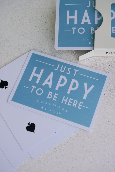 Just Happy to Be Here Rosemary Beach® Playing Cards