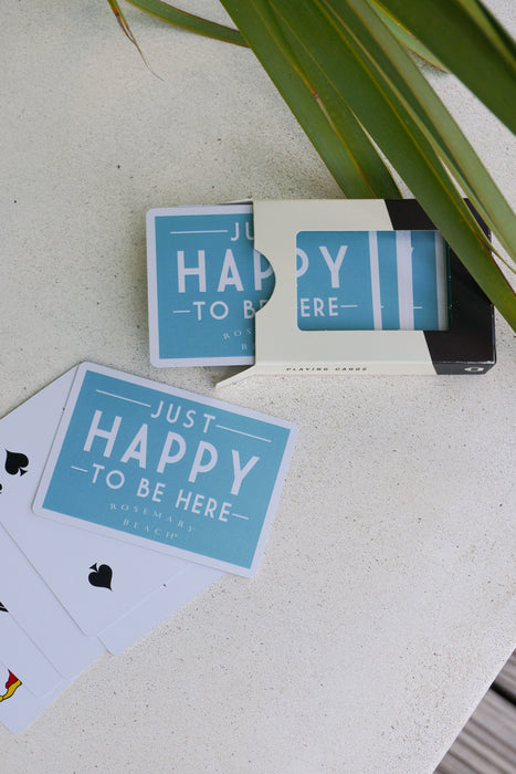 Just Happy to Be Here Rosemary Beach® Playing Cards
