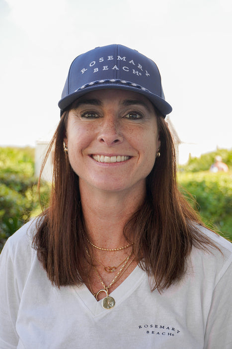 Sea Blue Rosemary Beach® B9A Drifit Hat W/ Cord