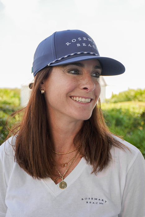 Sea Blue Rosemary Beach® B9A Drifit Hat W/ Cord