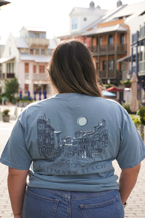 Ice Blue 2026 Rosemary Beach® Main Street Tee