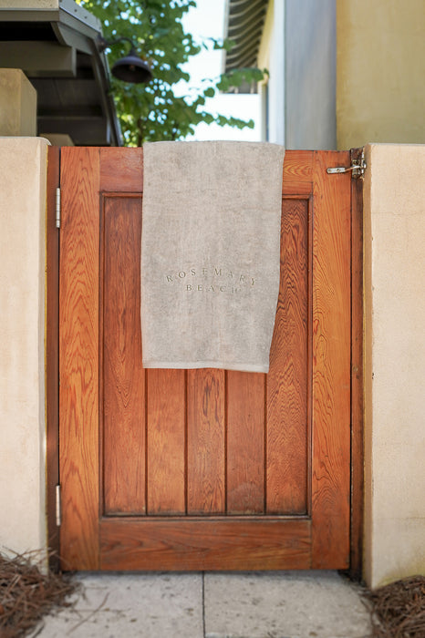 Cool Gray Rosemary Beach® Classic Beach Towel