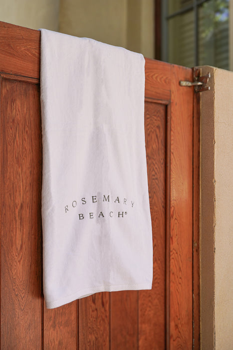 White Rosemary Beach® Classic Beach Towel