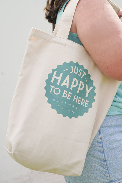 Just Happy to Be Here Rosemary Beach® Tote Bag
