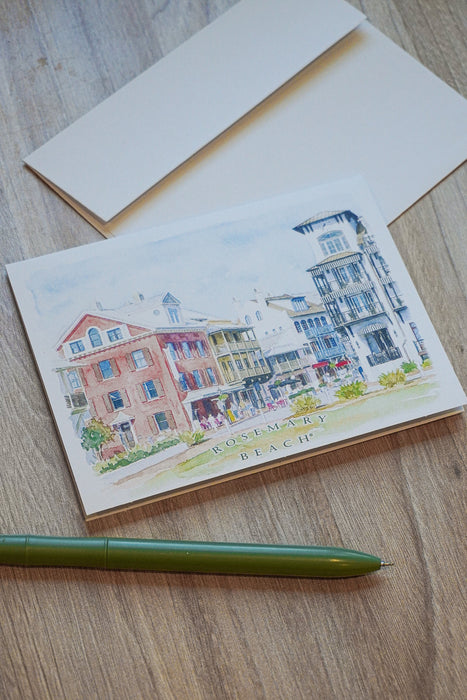 Main Street Rosemary Beach® Note Card w/Envelope