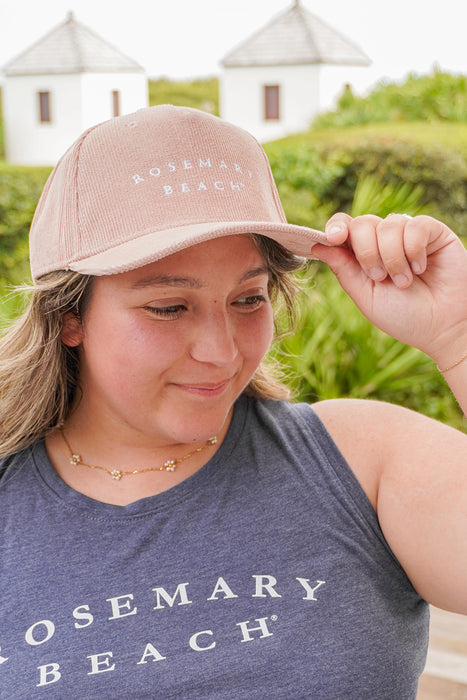 Dusty Rose Rosemary Beach® Corduroy Trucker Hat