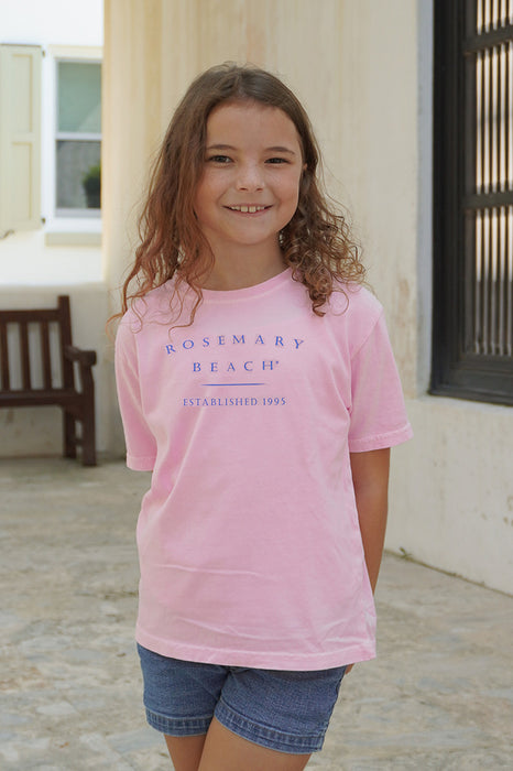Blush Shortsleeve Kids Rosemary Beach® Tee