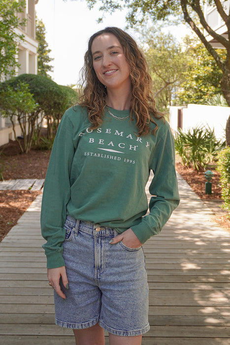 Light Green Longsleeve Rosemary Beach® Tee