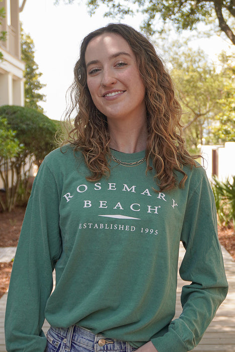 Light Green Longsleeve Rosemary Beach® Tee