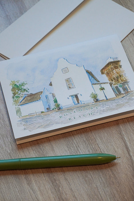 Town Hall Rosemary Beach® Note Card w/Envelope