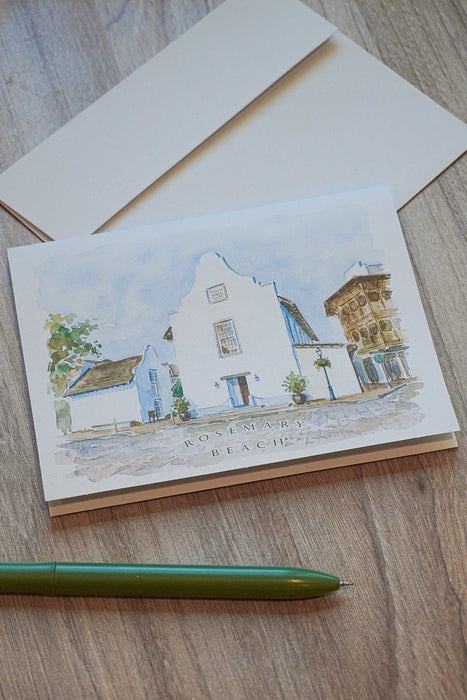 Town Hall Rosemary Beach® Note Card w/Envelope