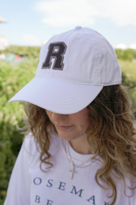 White Adult Rosemary Beach® Varsity Hat