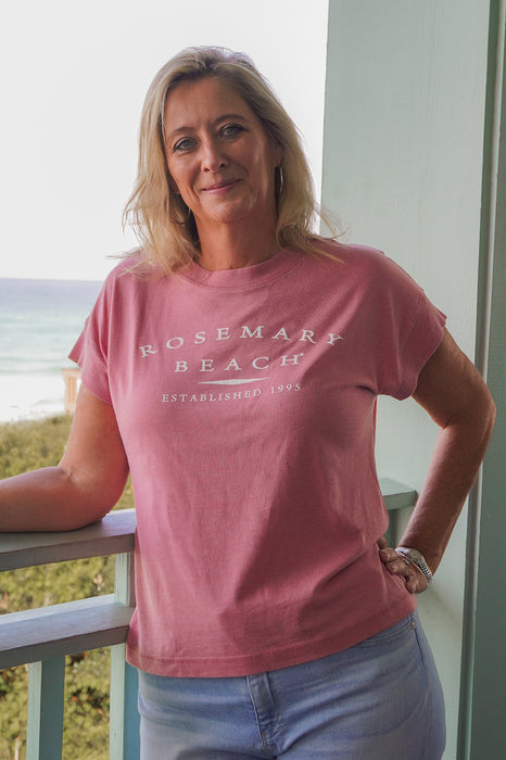 Washed Pink Ladies Rosemary Beach® Vintage Wash Tee