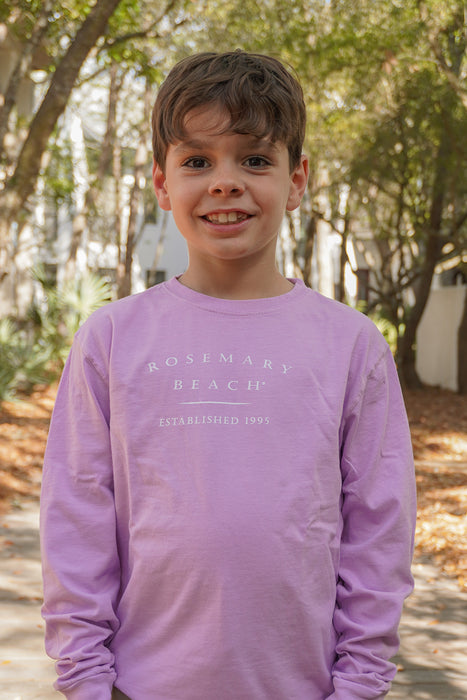 Wisteria Longsleeve Kids Rosemary Beach® Tee