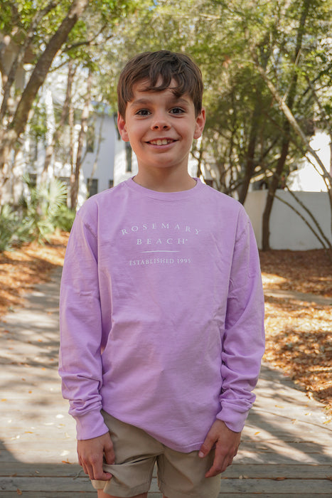 Wisteria Longsleeve Kids Rosemary Beach® Tee