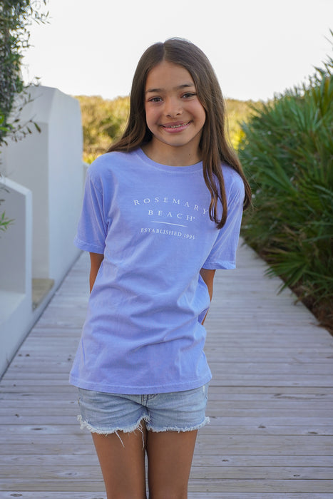 Periwinkle Shortsleeve Kids Rosemary Beach® Tee
