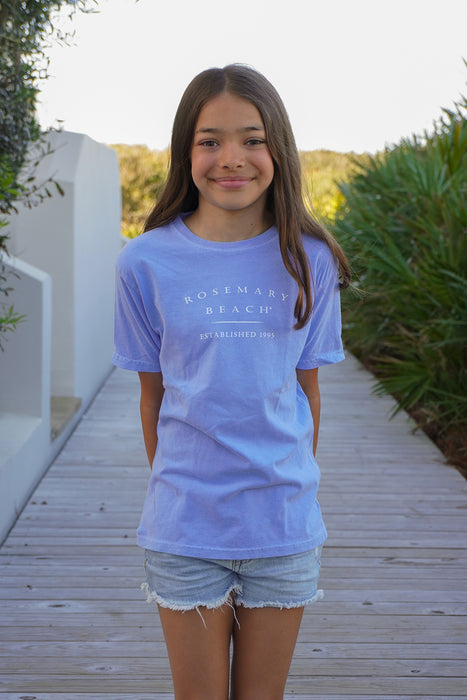 Periwinkle Shortsleeve Kids Rosemary Beach® Tee