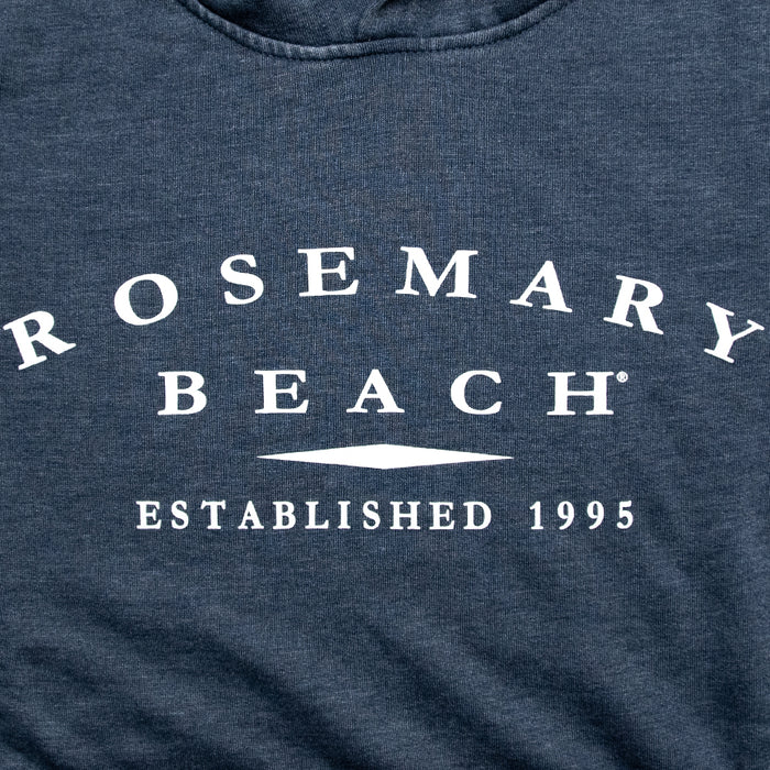 Rosemary Beach® Adult Vintage Pullover Hoodie - Navy : Large
