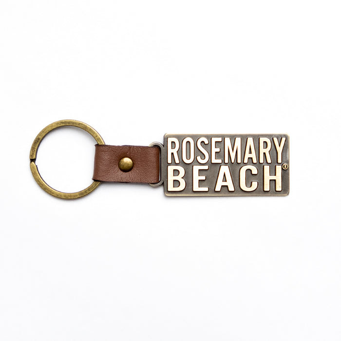 Rosemary Beach® Brass Keychain
