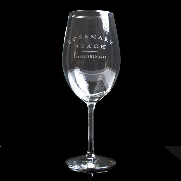 Rosemary Beach® Engraved Wine Glass-18 oz
