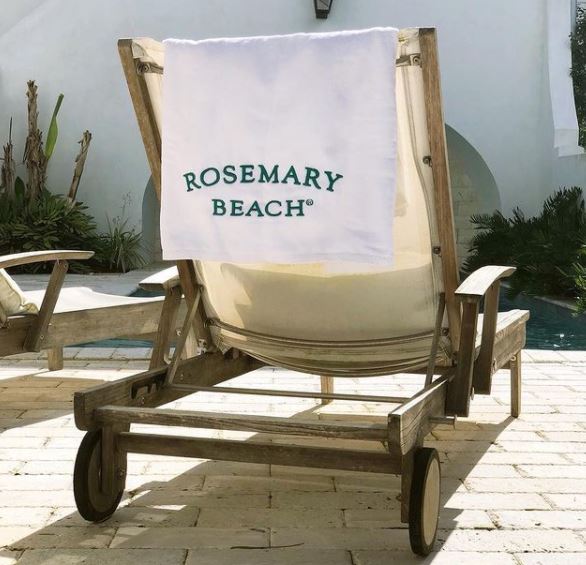Rosemary Beach® Classic Beach Towel - White