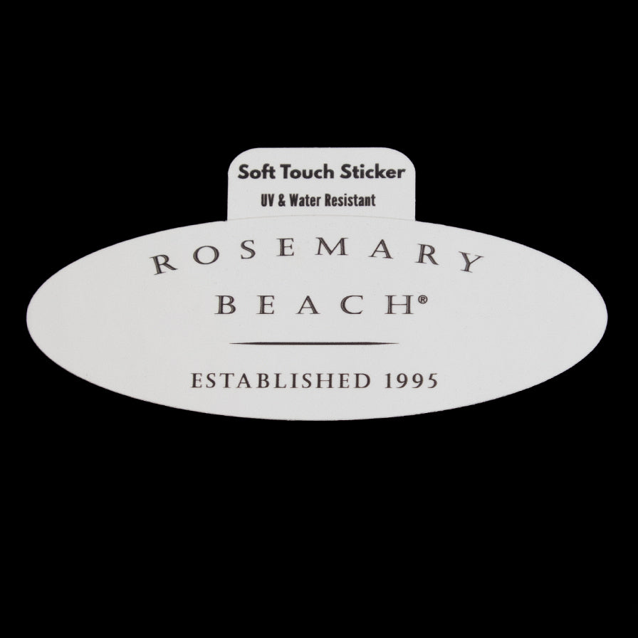 Rosemary Beach® Logo Sticker Rosemary Beach Trading Company